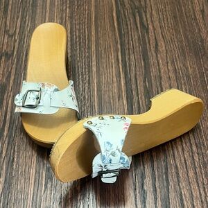 Authentic wooden Dutch sandals